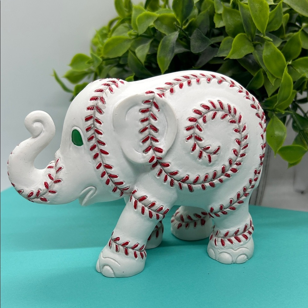 "Baseball" elephant Figurine from the Dana Point “Elephant Parade Collection”